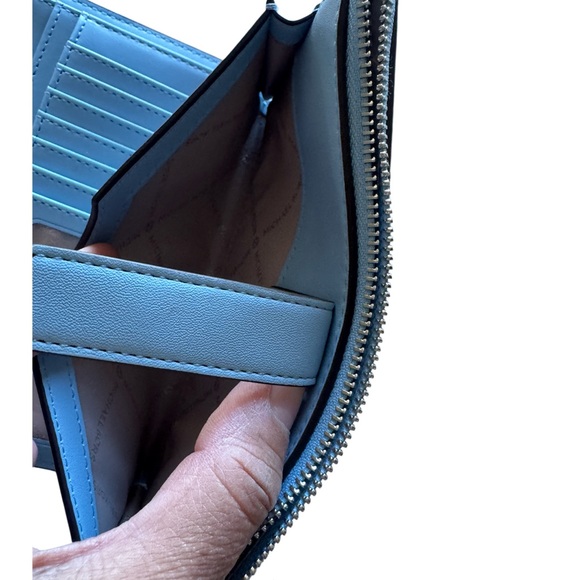 Michael Kors Silver Wristlet with Logo - Picture 10 of 15